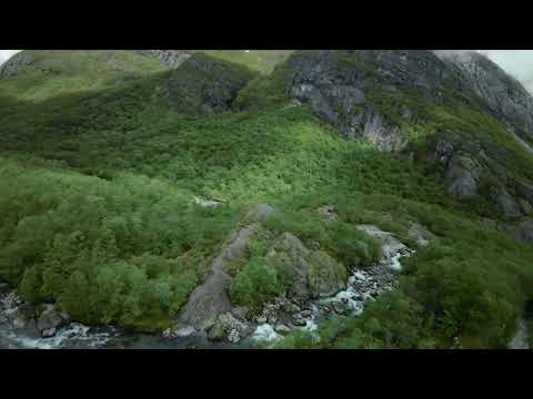 Cinematic FPV Briksdal. Stryn, Norway.