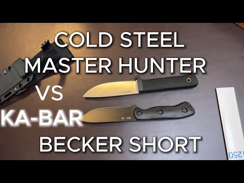 Cold Steel Master Hunter vs KA-BAR Becker Short | The Truth About Truck Knives