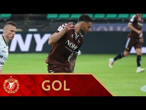Garbarnia Kraków - Widzew Łódź 1:1 - gol Kamila Kuczaka