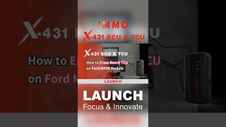 X-431 ECU & TCU PROGRAMMER | Erase Bosch TCU on Ford MPS6 Module | LAUNCH