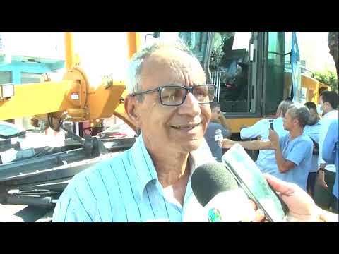 Barra do Garças recebe motoniveladoras e caminhonete pelo programa Mais MT