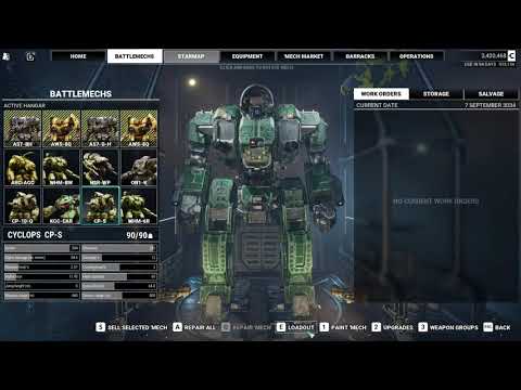 Cyclops Hero Mech Sleipnir + YAML Mech Lab