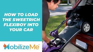 Sweetrich Flexiboy - How to easily load a mobility scooter into your boot using lean & lift"