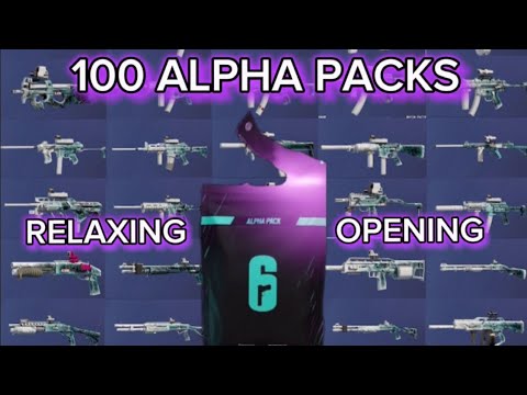 100 ALPHA PACK OPENING *RELAXING*
