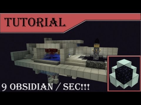 9 obsidian/sec Automatic Wither Farm Tutorial (1.7.4 compatible)