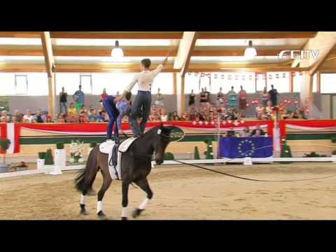 FEI European Vaulting Championship 2013 - Junior Pas de Deux - 2nd Place McLachan & Norval