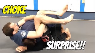 Here’s A Choke From Guard Your Opponent Will Never See Coming