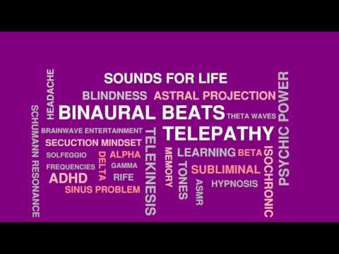 Theta Binaural Beats Telepathy Sounds | Astral Projection Increase Psychic Ability