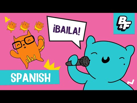 Learn Spanish with BASHO & FRIENDS | Baila Body Parts Brain Break