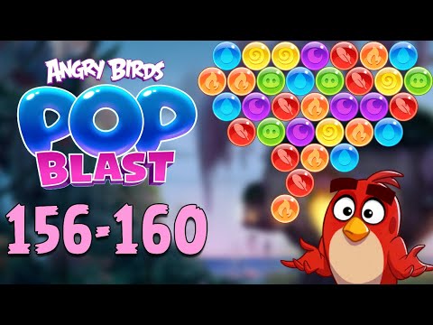 Angry Birds Pop Blast Gameplay Pt 31: Levels 156-160 - RIP Win Streak