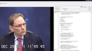 Synchronization ASCII Transcripts with Legal Video Deposition