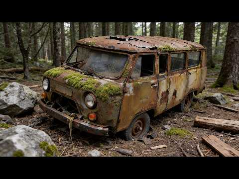 Restoring a 40-Year-Old Abandoned Soviet Van Found in the Forest | Start to Finish
