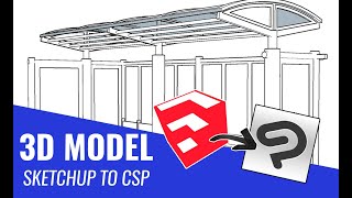 3D MODEL - SKETCHUP TO CLIPSTUDIO PAINT