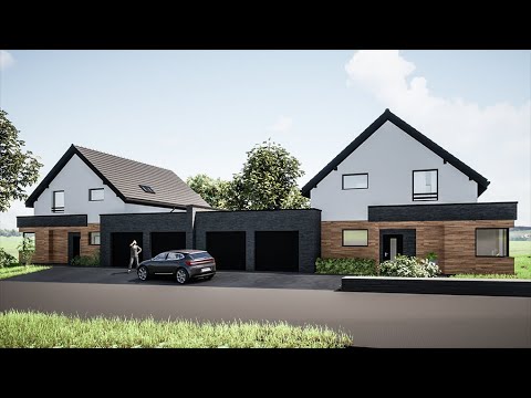 bliźniak-nie-bliźniak DOM W ZABUDOWIE BLIŹNIACZEJ - Kaiser Concept