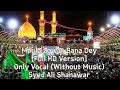 Moula Zawar Bana Dey Only Vocal Without Music Halal Noha