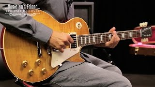 Video thumbnail for Gibson Custom Standard Historic 1959 Les Paul Reissue Gloss Electric Guitar by Musician's Friend