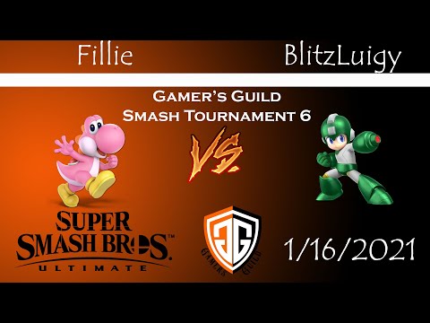 Gamer's Guild Smash Monthly 6 - Fillie (Yoshi) vs BlitzLuigy (Mega Man)