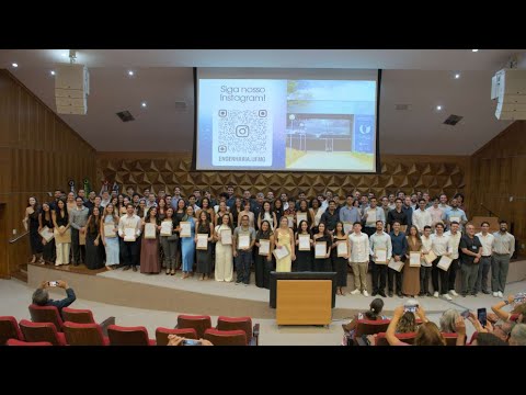 Colação de grau - Engenharia Produção, Engenharia Metalúrgica e Engenharia Química
