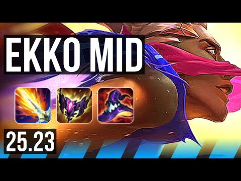 EKKO vs ZED (MID) | EUW Master | 25.23
