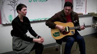 Damien Jurado-"Hiding Ghosts" (Lawrence High School Classroom Sessions Pt.3)