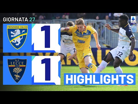Video highlights della Frosinone vs Lecce (1 a 1) - Giornata 27 - Fantacalcio e fantamedie