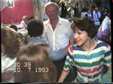 Wiejskie wesele w stodole 10.07.1993 r lata '90 Akcent - Żegnaj mała