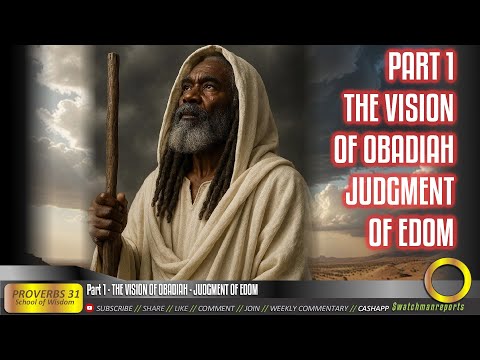 Part 1   THE VISION OF OBADIAH   JUDGMENT OF EDOM