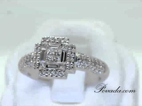 Diamond Ring in White Gold [R3592]