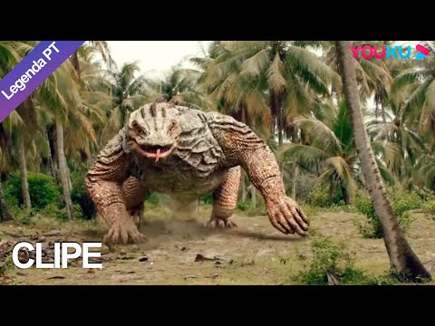 🦎 O lagarto gigante apareceu! A equipe de filmagem não conseguiu escapar | MEGALANIA | YOUKU
