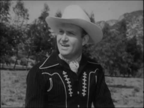 Gene Autry ' Back in the Saddle Again' (with subtitles)