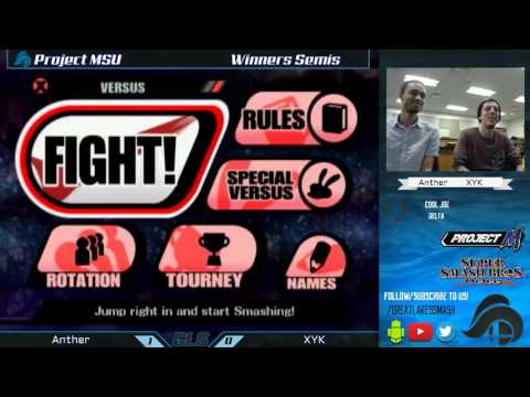 Project MSU Winners Semis - Anther (Pikachu) vs. XYK (Luigi)