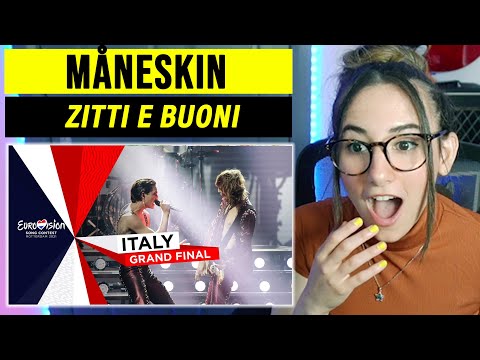 Måneskin - Zitti E Buoni - Italy 🇮🇹 - Grand Final - Eurovision 2021 | Singer Reacts