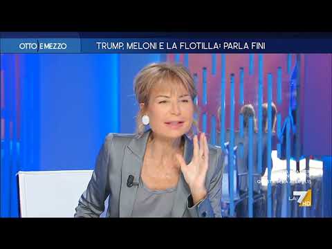 Gruber-Fini, tutto lo scontro a Otto e Mezzo in un minuto