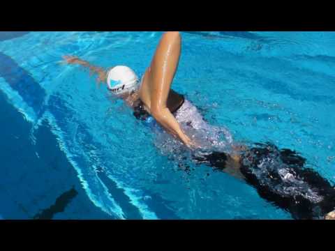 Swimming Freestyle- finger tip drag drill