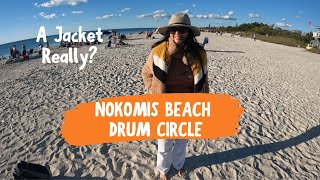 Nokomis Drum Circle - Nokomis Beach Florida Sunset 2023