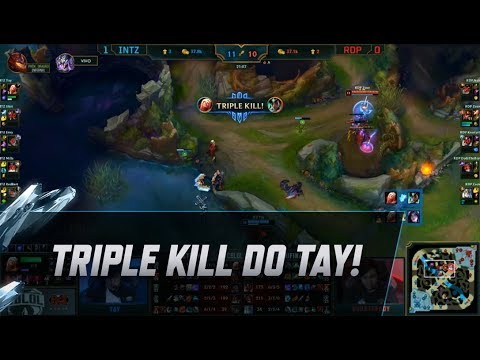 CBLoL 2019 - Triple kill do Tay!