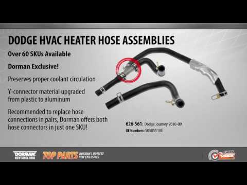 Highlighted Part: HVAC Heater Hose Assembly for Select Dodge Journey Models