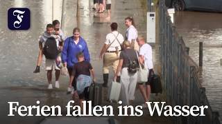 Urlauber auf Ibiza von Regenflut überrascht