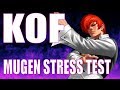 The King Of Fighters Mugen Stress Testing 119 Characters KOF OST