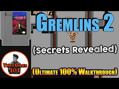 Gremlins 2 NES Walkthrough | 100% Guide | Video Games 101