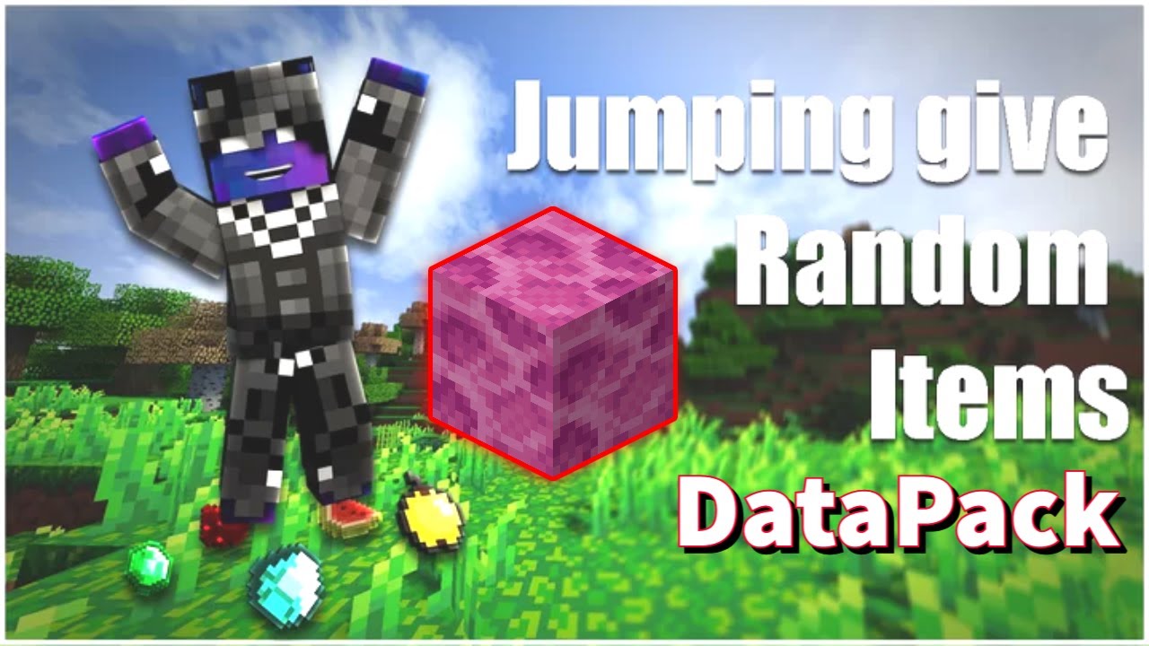 Jumping Give Random Items DataPack - Jump Provides Mysterious Items