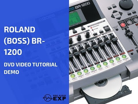 Roland (Boss) BR-1200 DVD Video Tutorial Demo Review Help