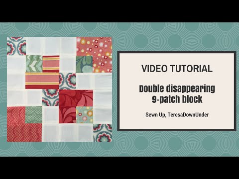 Double disappearing 9-patch block variation