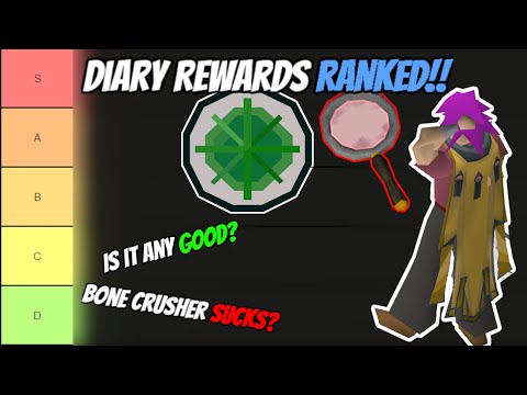 OSRS Diary Rewards Tier list! : Game Changers vs Time Wasters!⏳