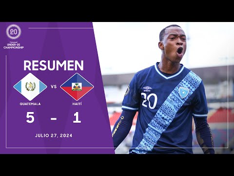 U20Championship 2024 | Guatemala vs Haití | Grupo C