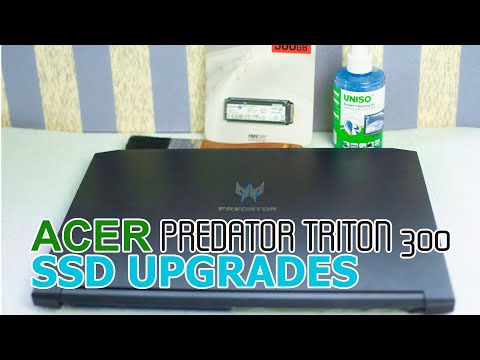 Acer Predator Triton 300 SSD Upgrades