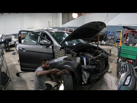 2013 HYUNDAI Santa fe how to take the fender and head lamp off