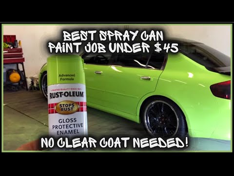 How to paint matte and gloss patterns with spray paint 