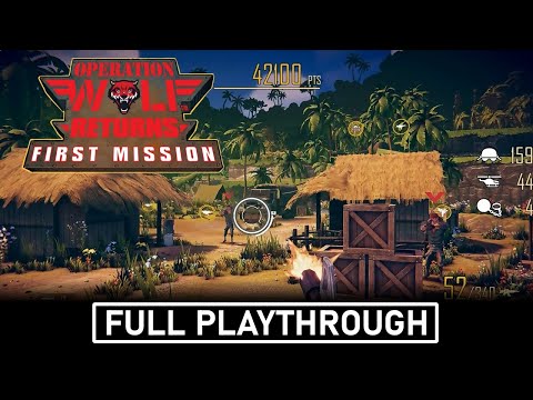A Full Playthrough of Operation Wolf Returns: First Mission - a modern version of the arcade gem