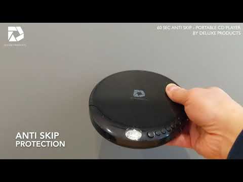 amazon must have tiktok ; Deluxe Products CD Player Portable with 60 Second Anti Skip
